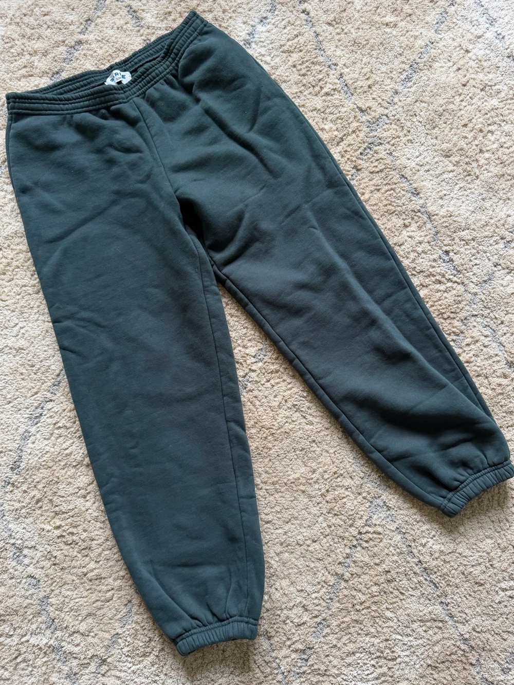 Parke Dark Green Fleece Jogger